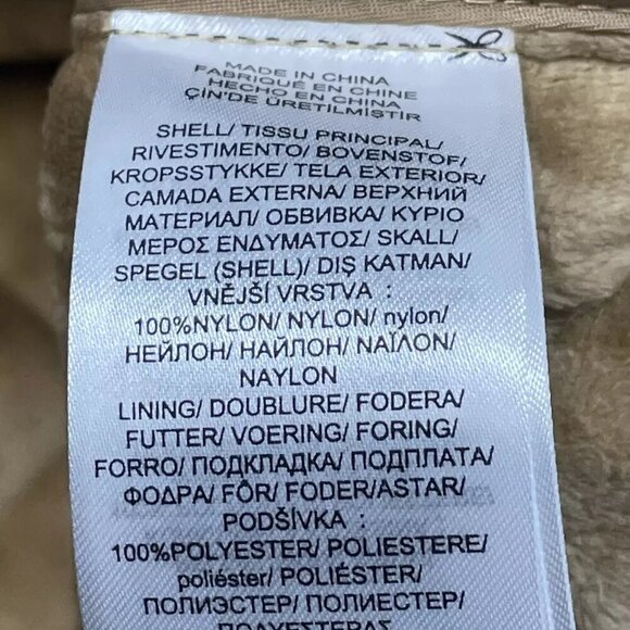 NEW LAUREN RALPH LAUREN Women's Jacket Quilted Fleece Lined Size 3X Beige - Picture 5 of 8